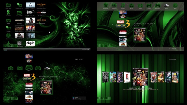 Abstract Green Theme preview
